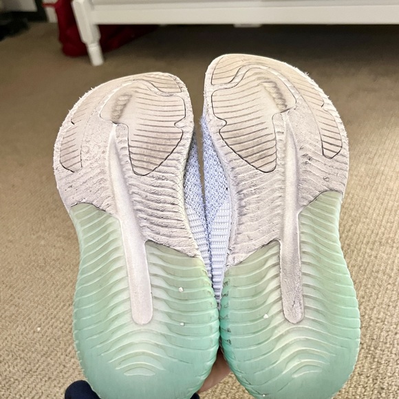 ASICS women’s running shoes distance grey teal sole cushion high size 7 eu 38 - Picture 7 of 7